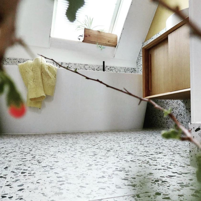 Trend: geef je badkamer kleur met tegels