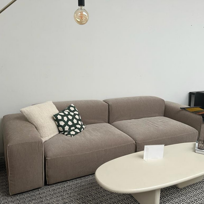 Canapé Edda beige 3 places