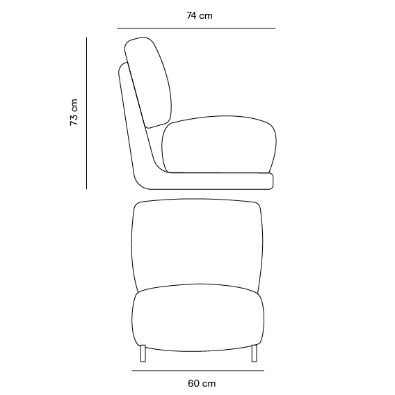 Fauteuil Alix met licht houten frame – mosgroen, ivory bouclé of sandstone weave