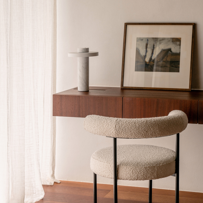 Lámpara de mesa Arles de mármol 30 cm