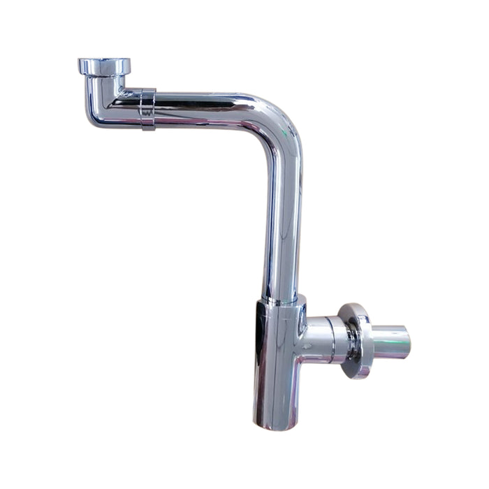 Siphon gain de place chromé