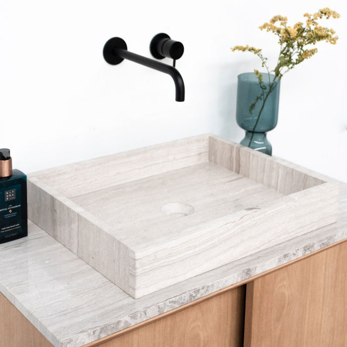 George Marmeren Lavabo op Nestor in Eik