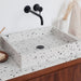 Badkamermeubel met Terrazzo Ann - Walnoot kast - 80cm