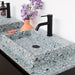 Ann kast Zwart eik 150 cm in Groen Terrazzo