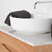 Badkamermeubelset Bill Eik in Scandinavische stijl - Alexis II wastafel - Terrazzo-look - 80 cm