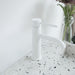 Walnoot vintage badkamermeubel Fien - 80 cm - Wit Terrazzo