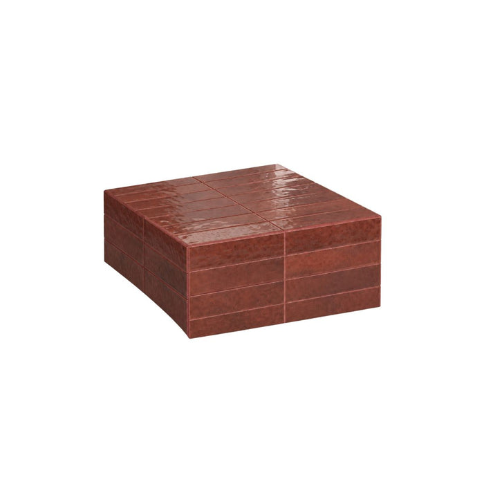 Salontafel Vence cinnamon tegels laag 27 cm
