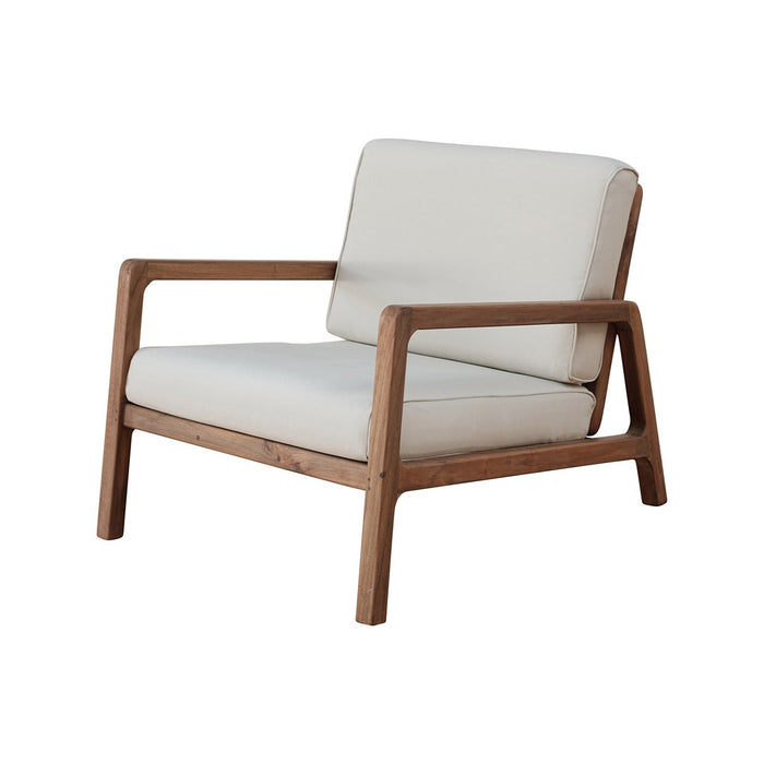 Loungesessel Como Teak inkl. Kissen
