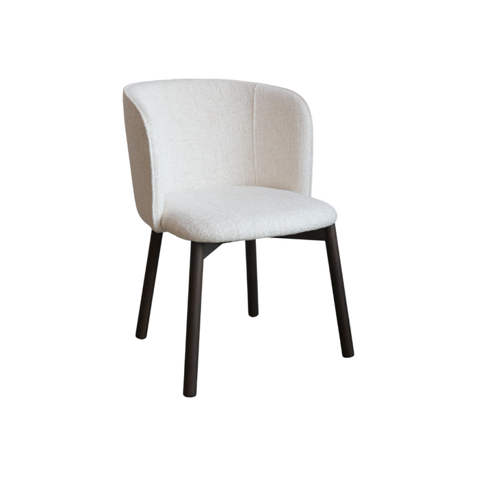 Eetkamerstoel Celia smoke ivory bouclé