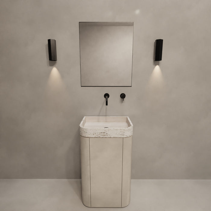 Handenwasser microskin travertijn 