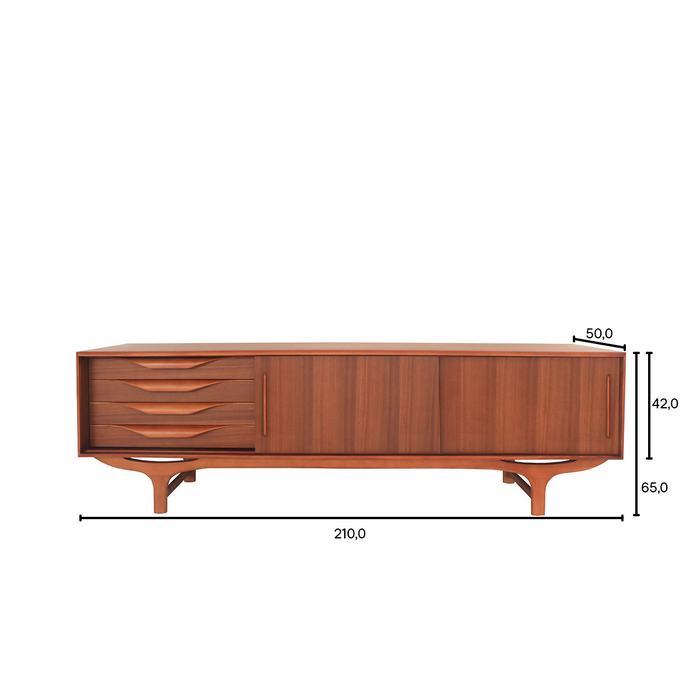 Jaren-60-Retro-Dressoir-Josephine-Teak-_210cm