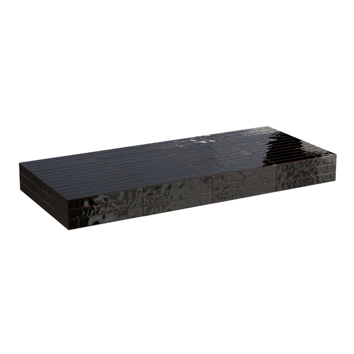Salontafel Tilo zwarte tegeltop 168 cm