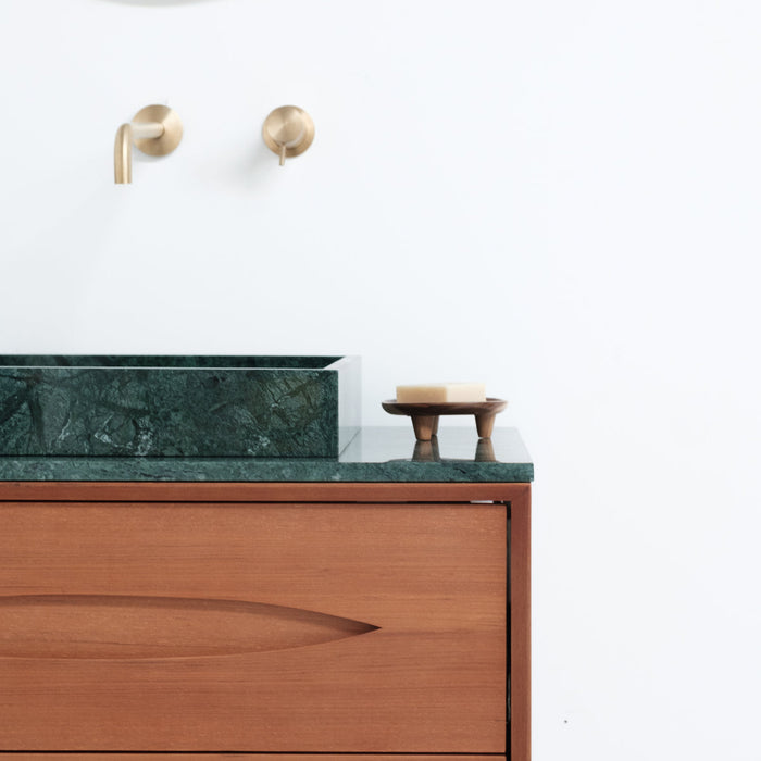 Mooie lavabo in groen marmer alt