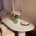 Organische Mortex eettafel ovaal Kimberly