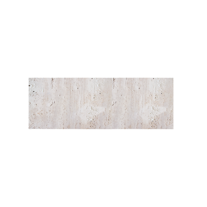Plan vasque Marcel en travertin blanc 120 cm