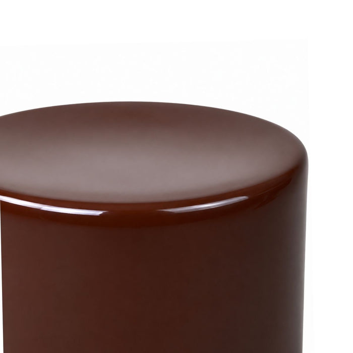 Table d’appoint Aster – D30 × H34 cm – Cannelle brillante - Céramique
