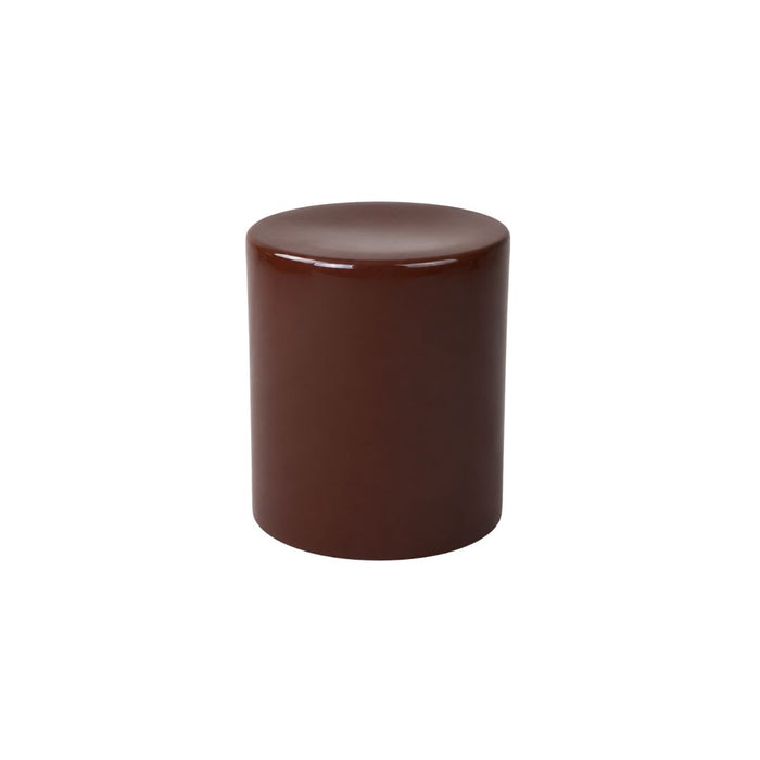 Table d’appoint Aster – D30 × H34 cm – Cannelle brillante - Céramique