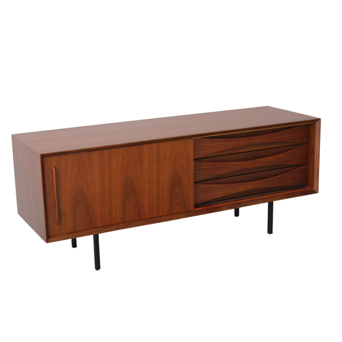 Mueble para TV Oskar con cajones de nogal 140 cm
