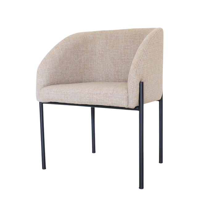 Eetkamerstoel Royan sandstone spotted weave