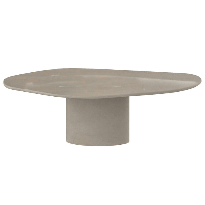 Table à manger organique Strasbourg couleur terre 250 cm
