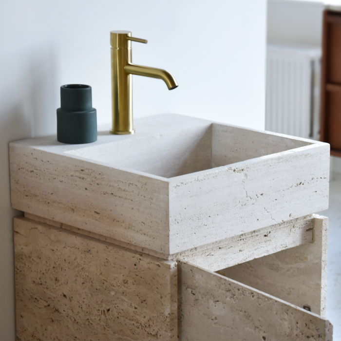 Quimper-Handenwasser-Beige-Wit-Travertijn