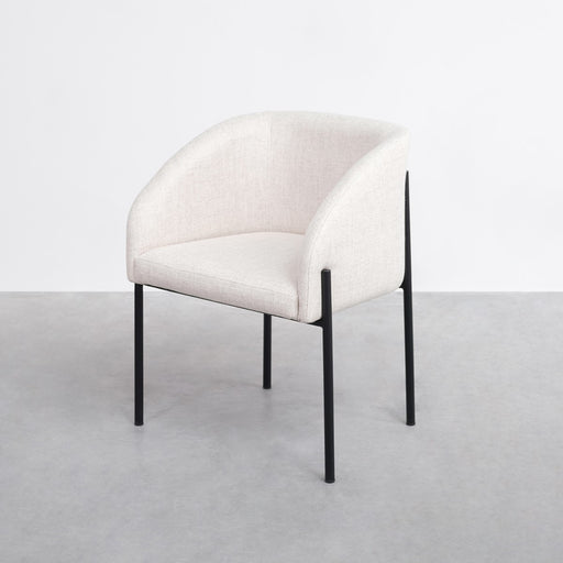 Eetkamerstoel in beige stof alt