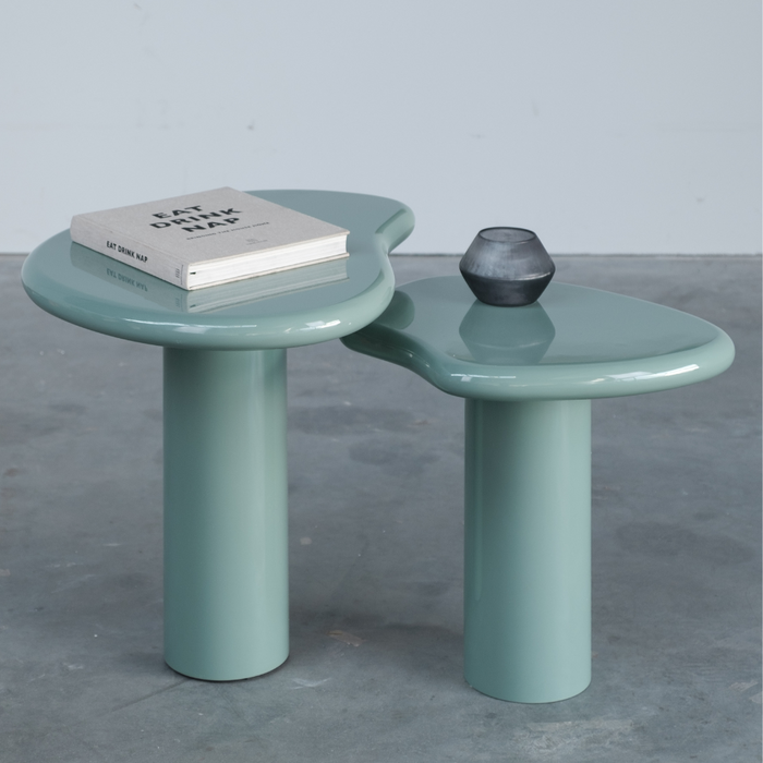 Bijzettafel Ada hoog glossy StoneSkin