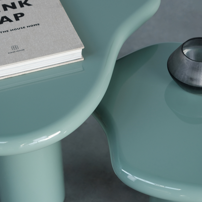 Bijzettafel Ada hoog glossy StoneSkin