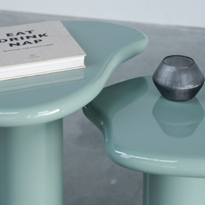 Bijzettafel Ada hoog glossy StoneSkin