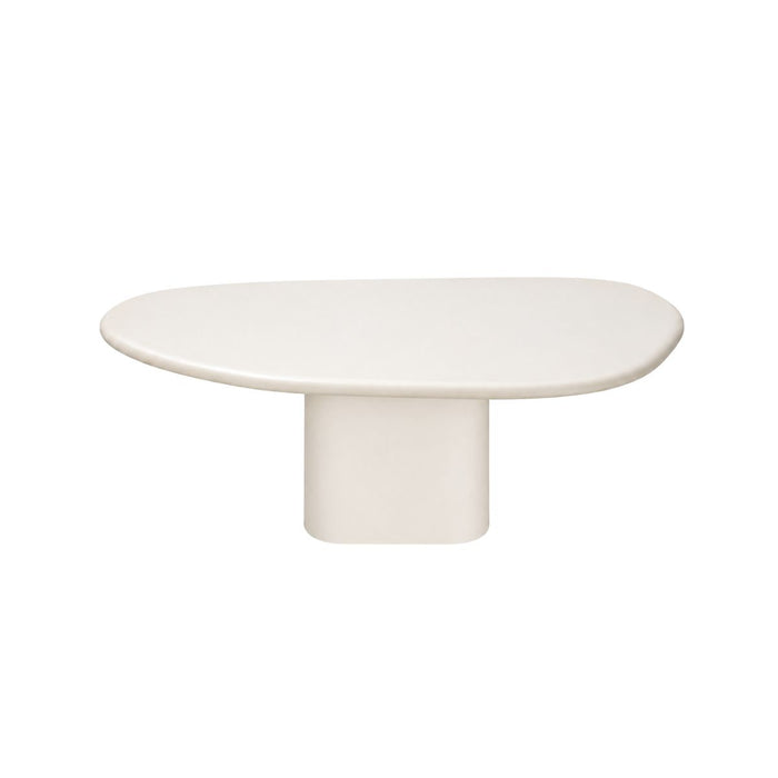 Mesa de comedor orgánica Anvers StoneSkin con pata recta