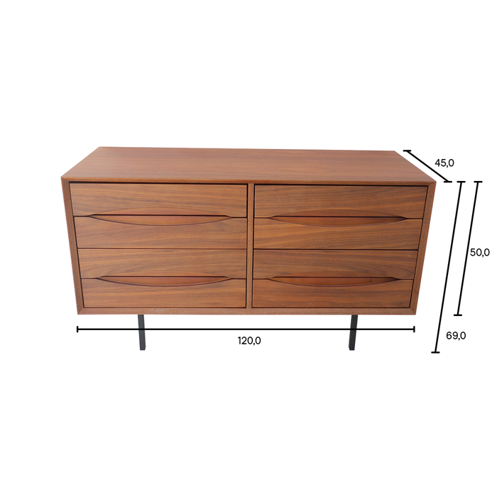 Buffet vintage Blend noyer 120 cm