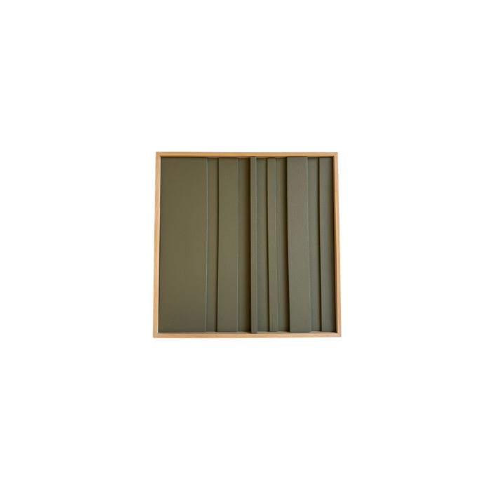 Obra de arte Sandstone 3 verde oliva 50x50 cm