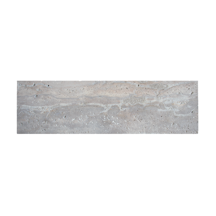 Wastafelplaat Marcel grijs travertin 150 cm