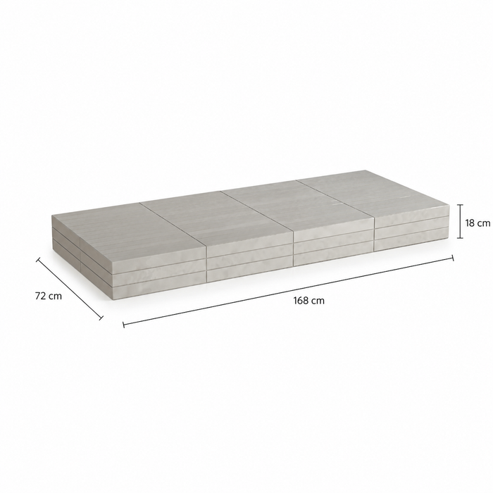 Salontafel Tilo beige tegel 168 cm