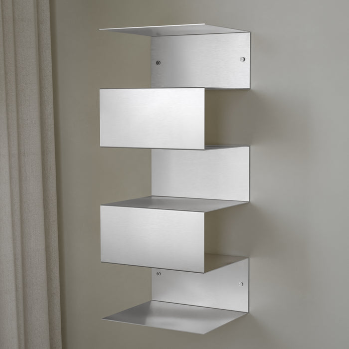 Wall rack Aspen stainless steel