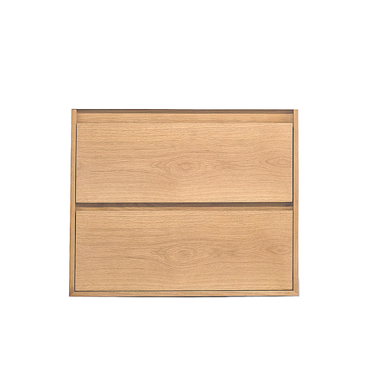 Zwevende Eiken Badkamermeubel Ann 80cm in Scandinavische stijl