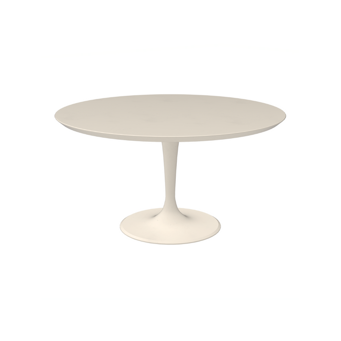 Round tulip dining table Camille latte Ø140 cm