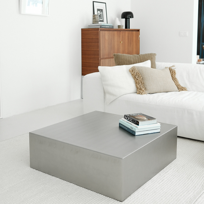 Salontafel Sienna RVS 90x90 cm