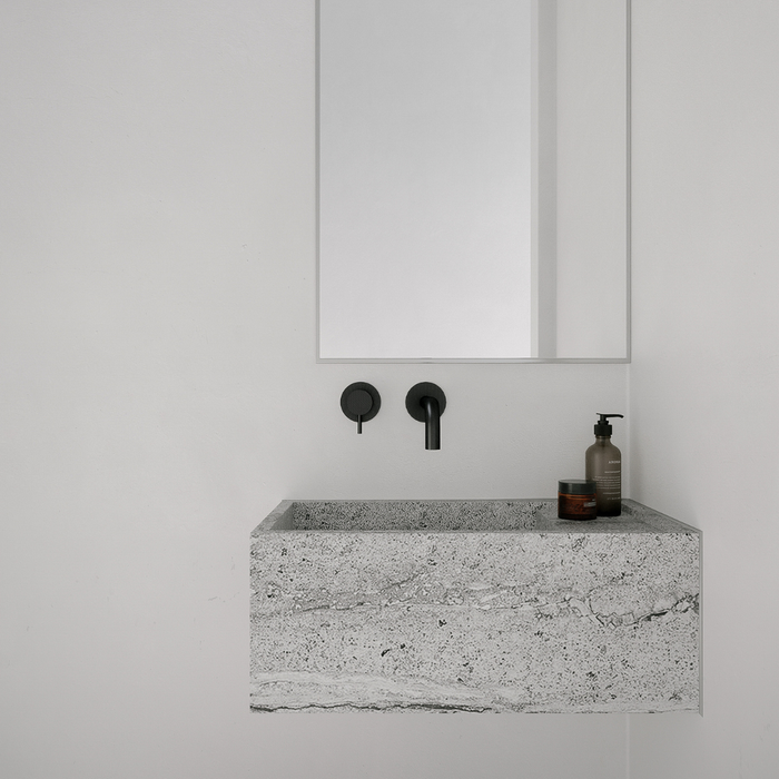 Handenwasser Chemery grijs travertin 50 cm