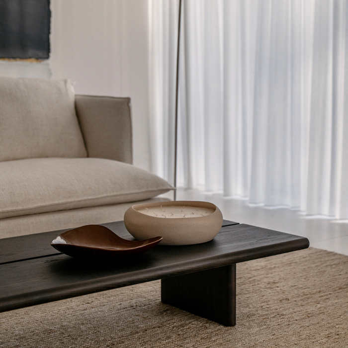 Table basse Arlen en frêne smoke 160 cm