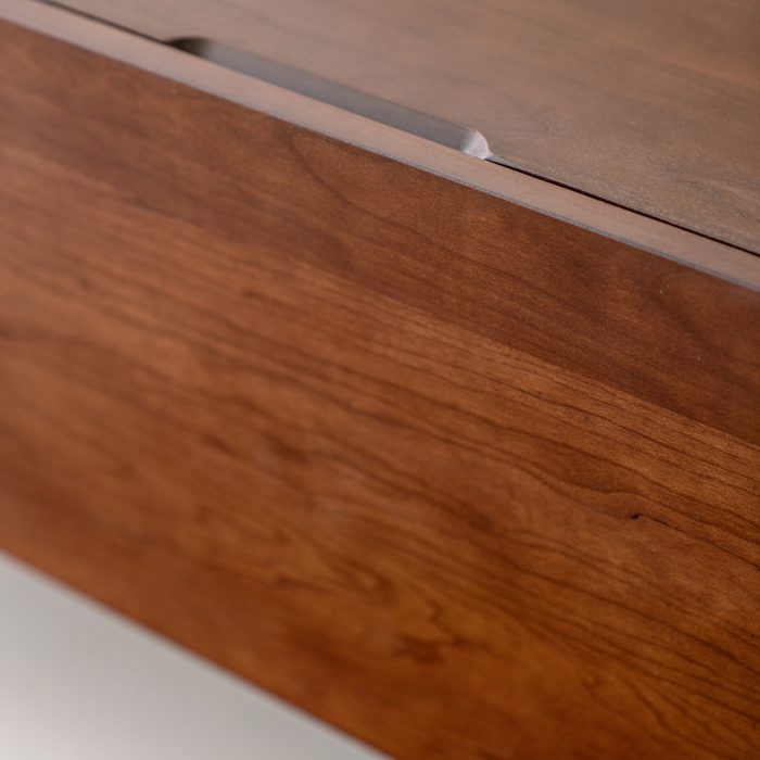 Mueble para TV Duinkerke de nogal 220 cm