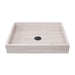 Wastafel in beige marmer