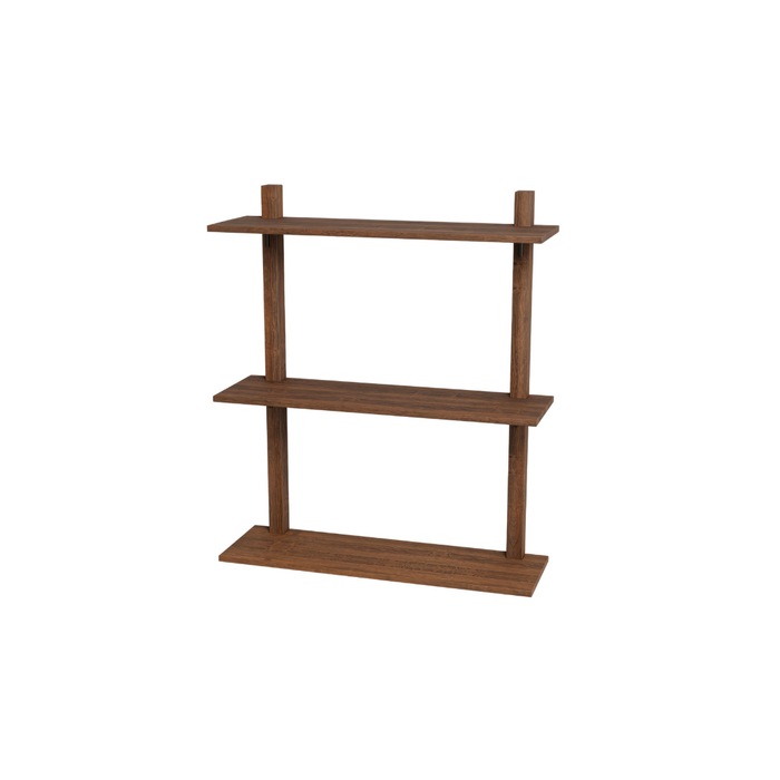 Wall rack Vari dark walnut 100x125 cm