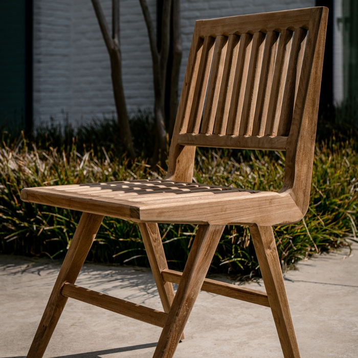 Teak-Gartenstuhl Lina
