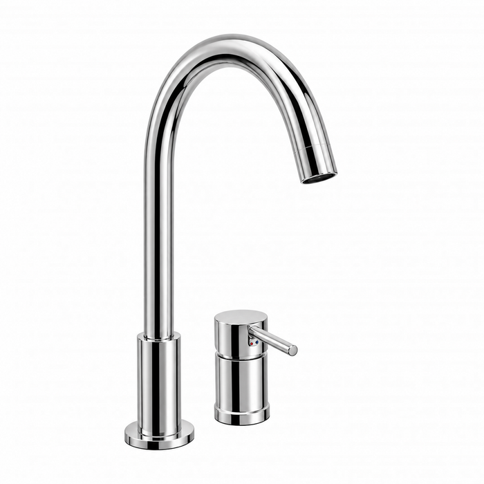Aufsatzarmatur Max rund Chrom