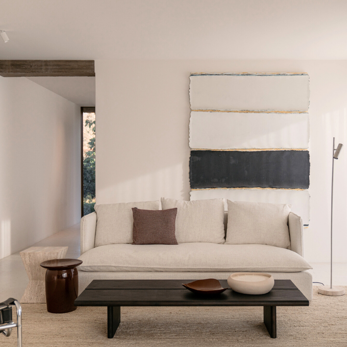 Table basse Arlen en frêne smoke 160 cm