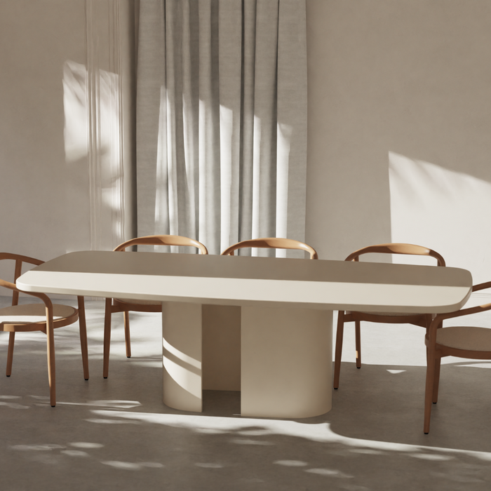 Table à manger Nova MicroSkin latte 240 cm