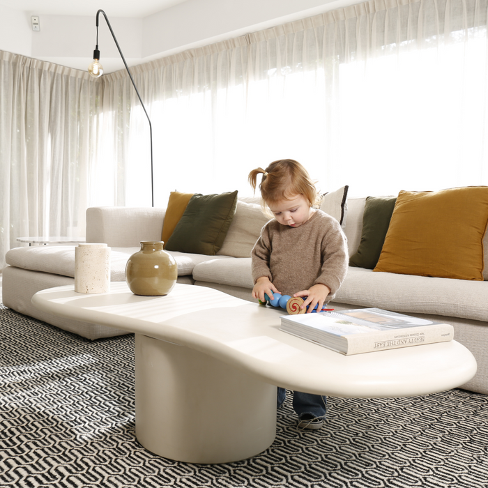 Table basse organique Orleans MicroSkin