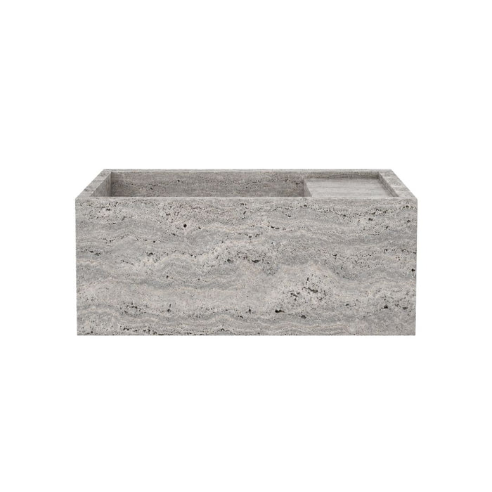 Handenwasser Chemery grijs travertin 50 cm