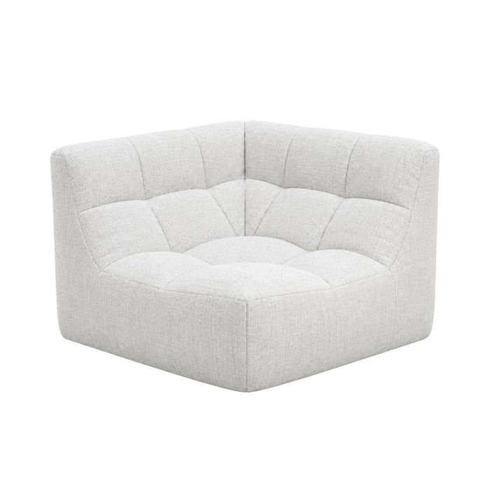 Hoekfauteuil Lemont ivory bouclé